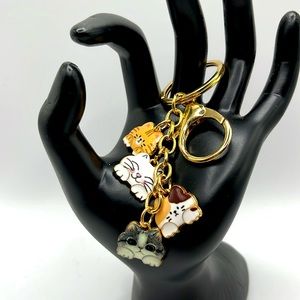 New Cat Dangle KeyRing